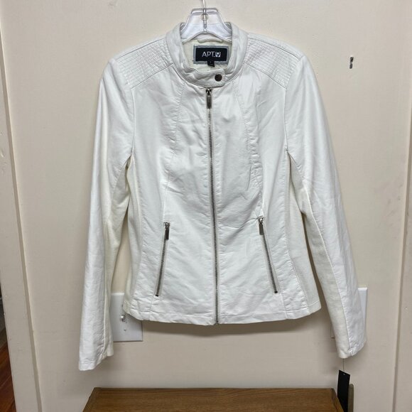 Apt. 9 Women's Faux-Leather Jacket - Picture 1 of 8